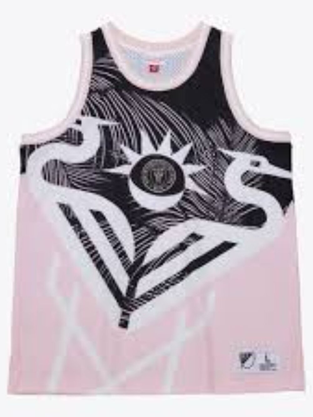 Men's Inter Miami CF Mitchell & Ness Pink Heron Mesh Tank Top